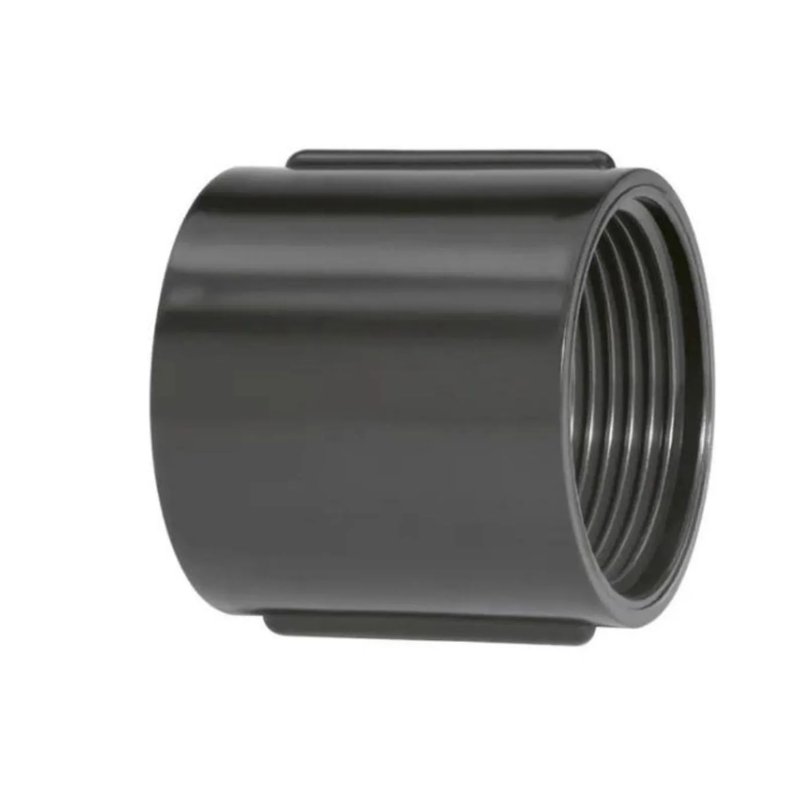 Luva Rosc&aacute;vel PVC 3/4" Preto