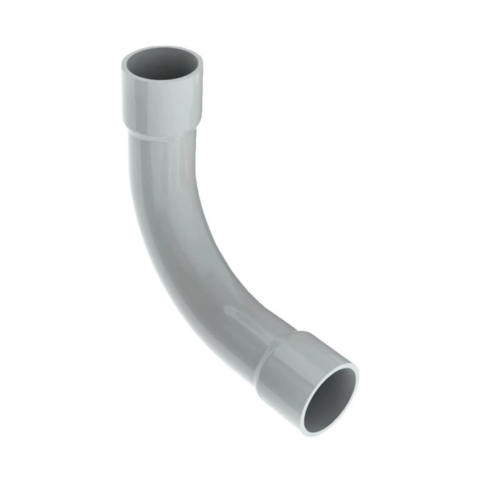 Curva 90&deg; Normal com Bolsa PVC 3/4" Branca