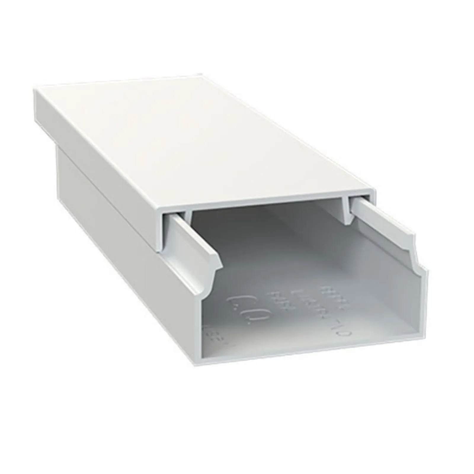 Canaleta com Adesivo 20x10mm Branca 2 Metros