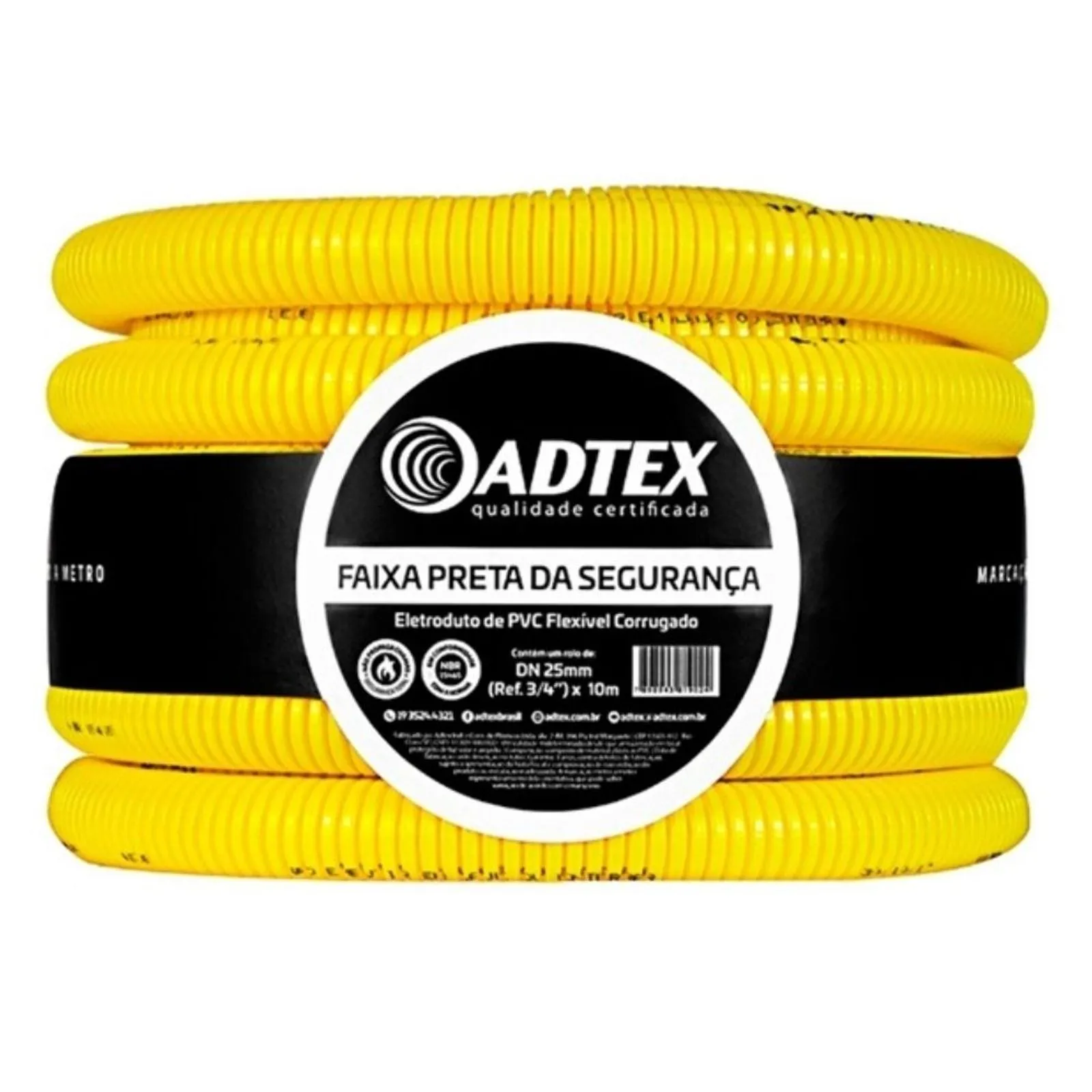 Eletroduto 3/4" 25mm Amarelo 50 Metros