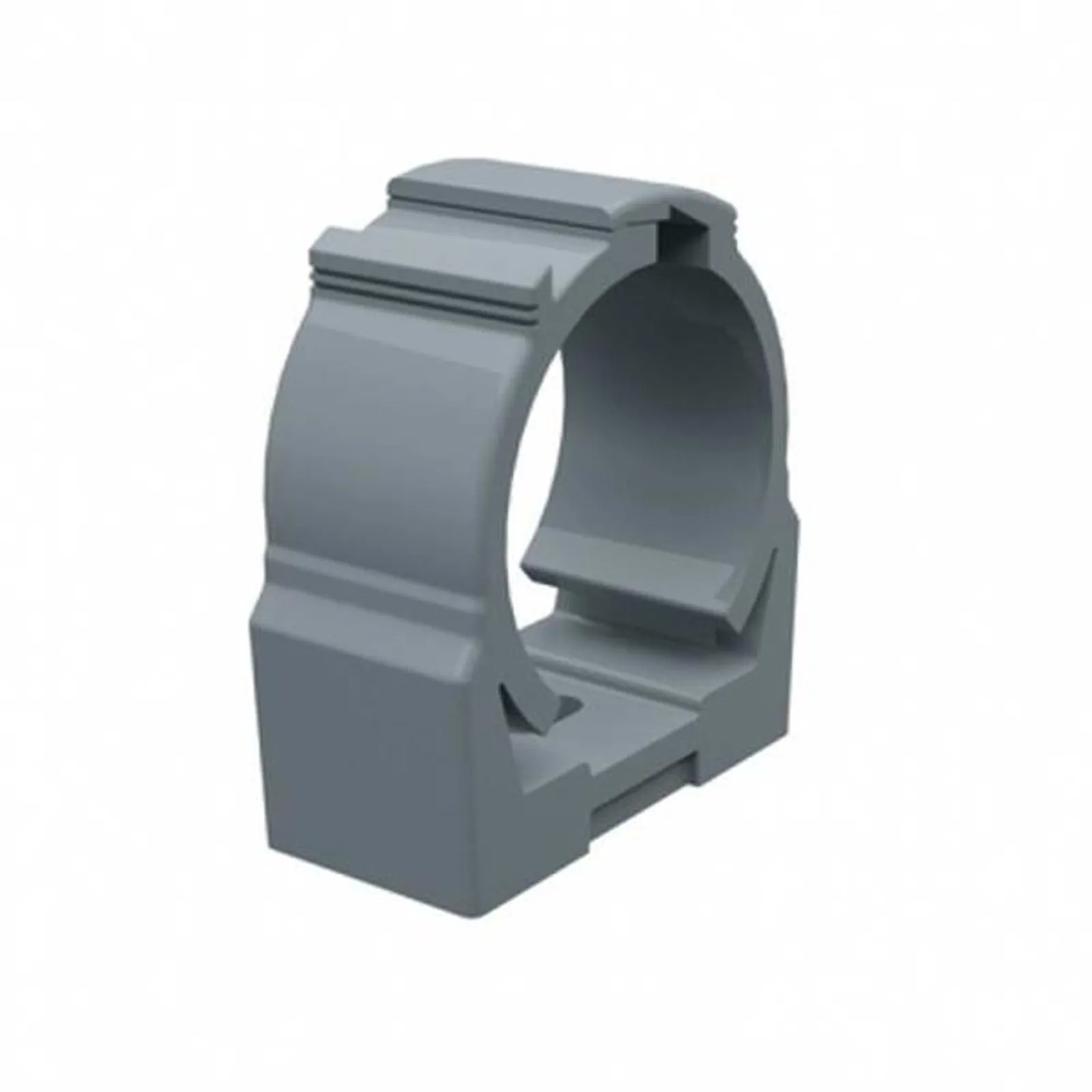 Abra&ccedil;adeira PVC 3/4" Cinza