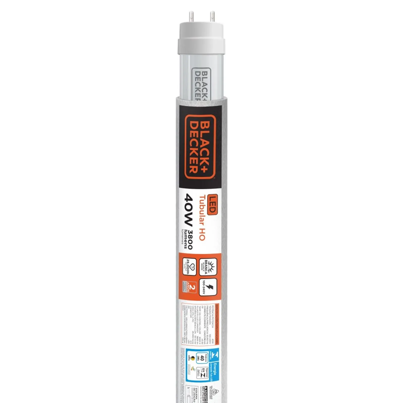 L&acirc;mpada de LED Tubular HO 40W G13