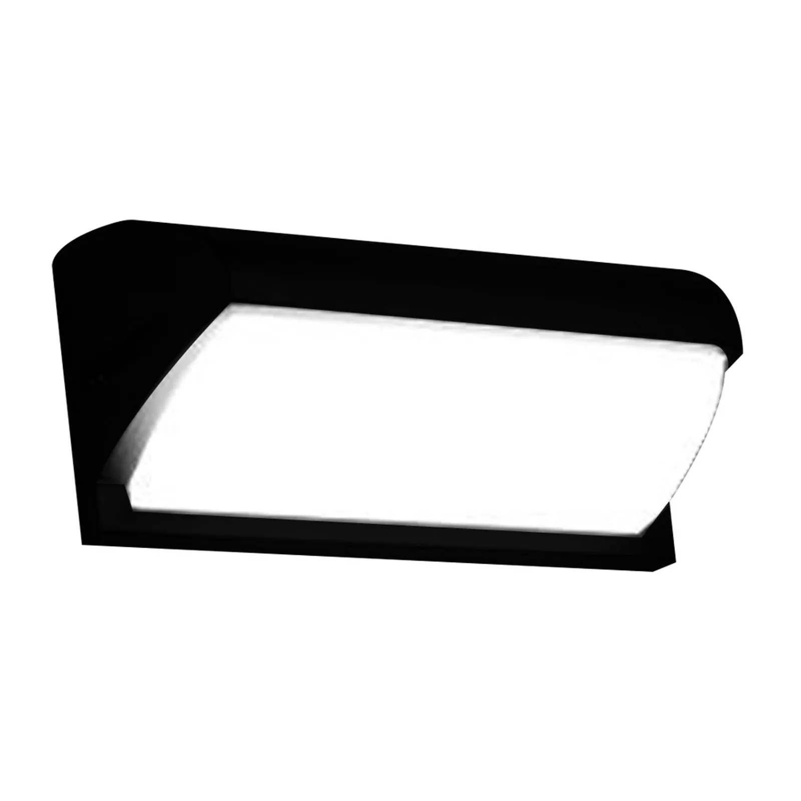 Arandela de LED Mezzaluna Preta 30W IP65