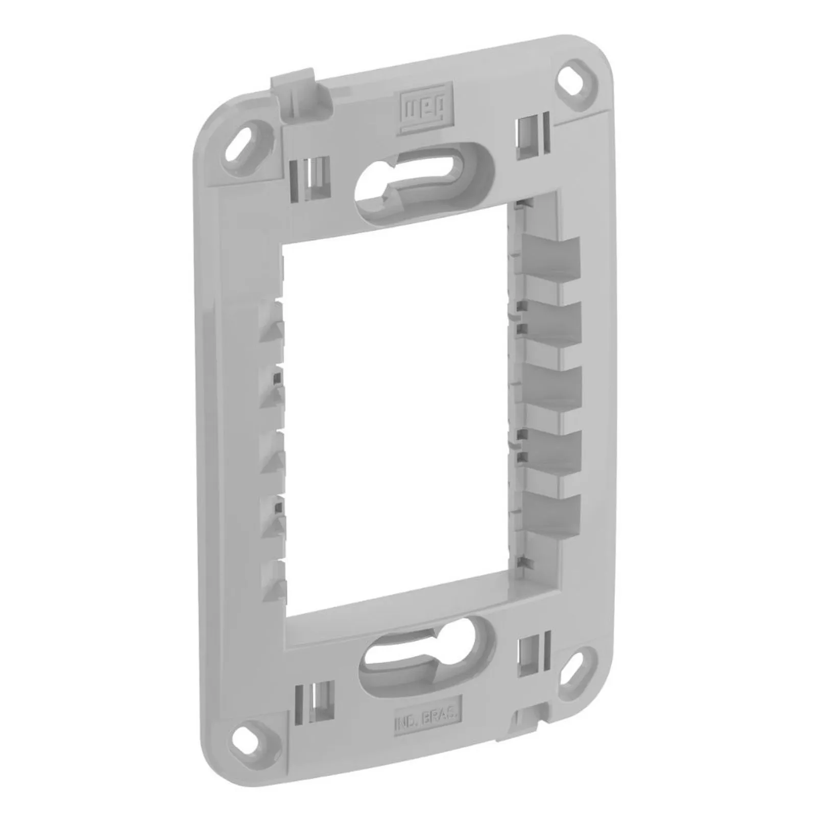 Suporte Pl&aacute;stico Placa 4x2 Compose
