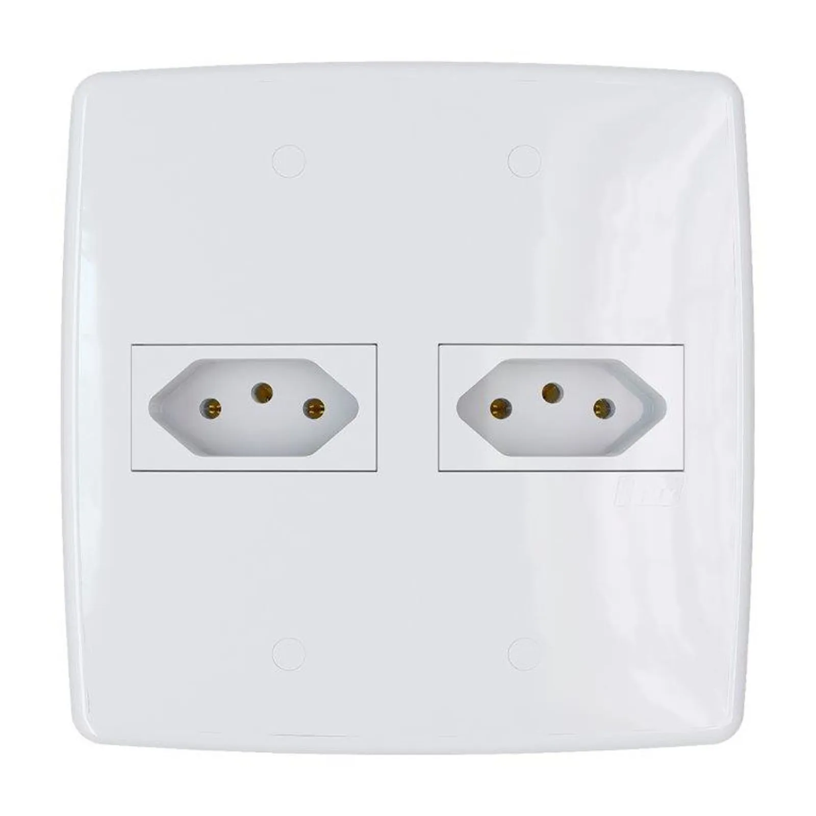 Conjunto 2 Tomadas 2P+T 20A/250V 4x4 Branco
