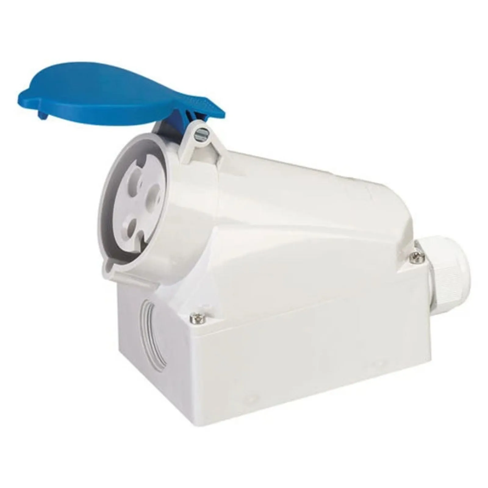 Tomada Industrial 3 P&oacute;los 32A 6H 200/250V
